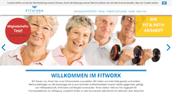 Desktop Screenshot of fitwork.ch